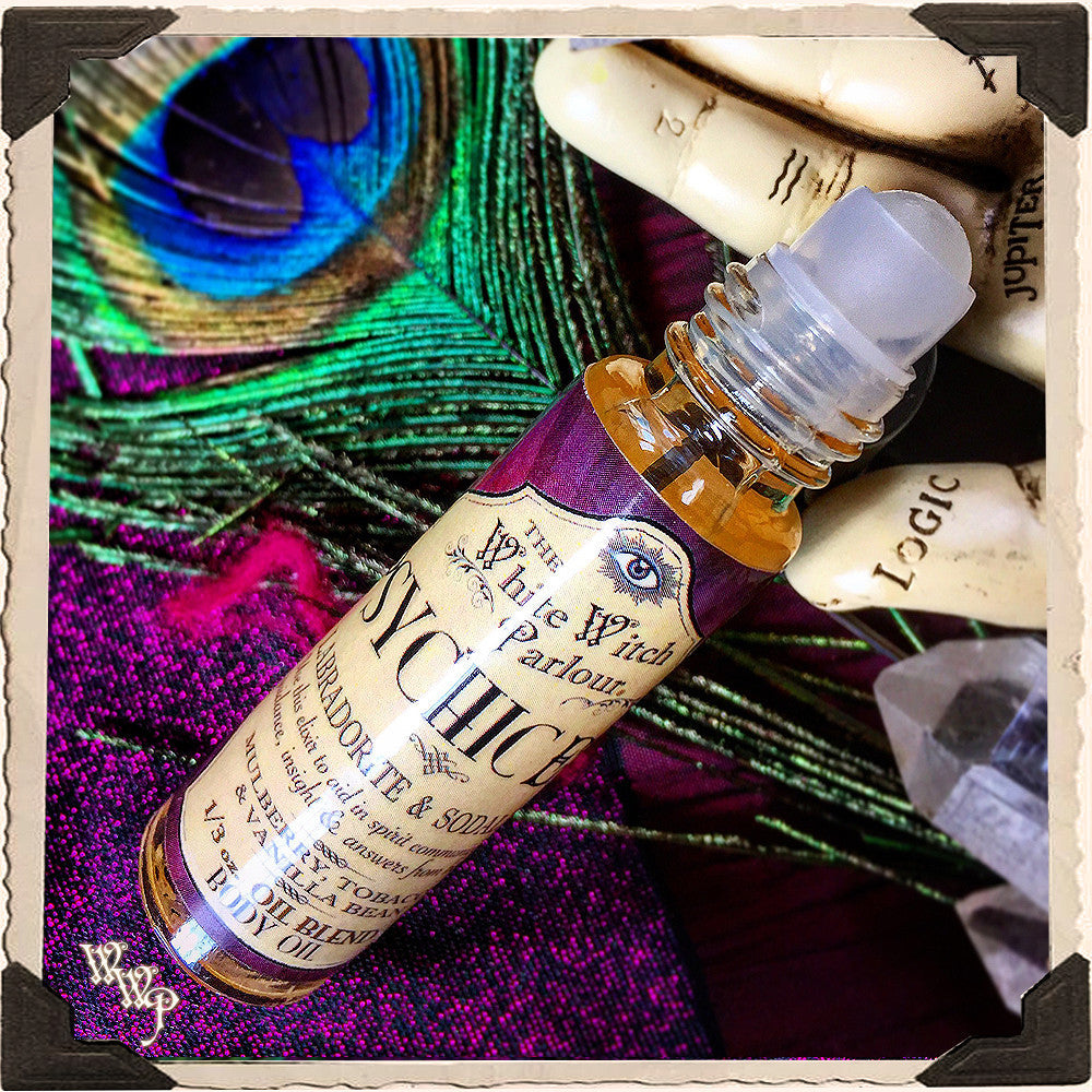 ( PRE-ORDER 2 week turnaround ) PSYCHIC EYE Elixir BODY OIL Rollon. For Enhancing Psychic Intuition, Spiritual Energy & Divination.