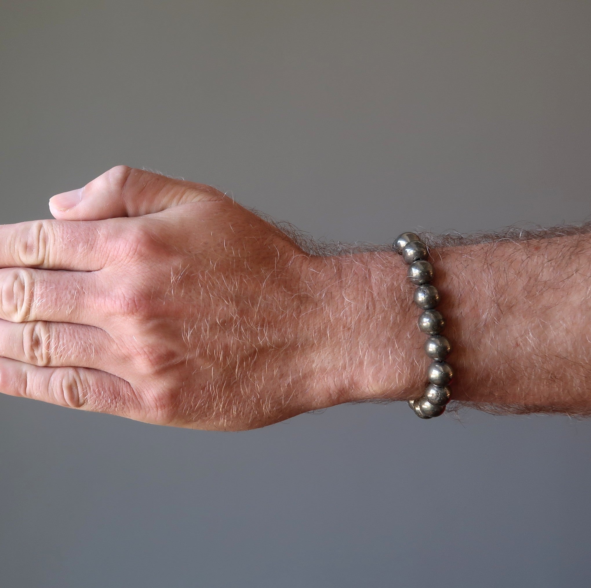 Pyrit-Armband Goldrausch Reichtum Geldstein