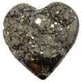 Pyrite Heart Glistening Love Strength Stone