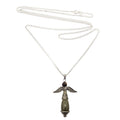 Pyrite Necklace Radiant Gold Angel Gemstone Gift