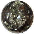 Pyrite Sphere Gold Rush to Riches Cluster Crystal Ball