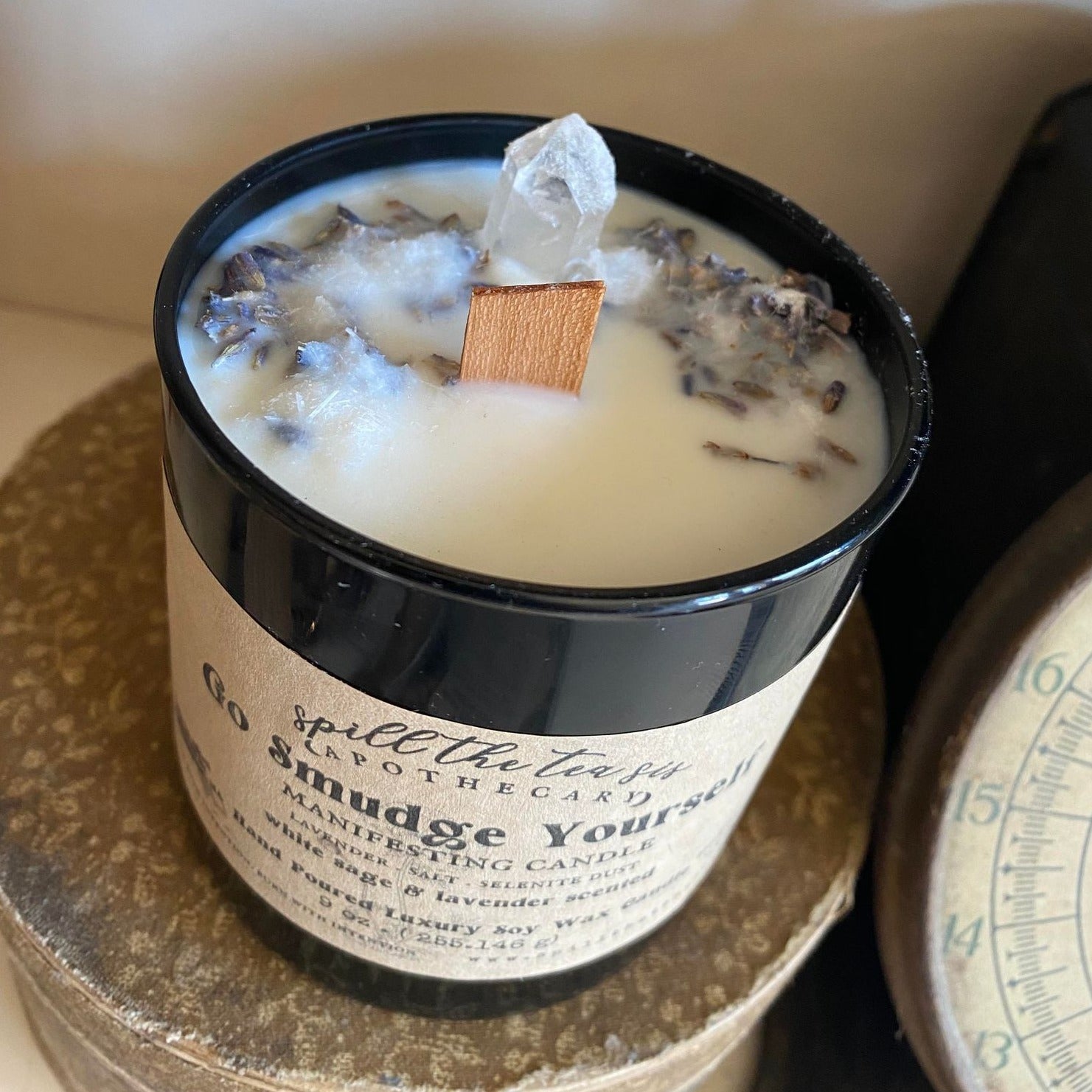 Bougie d'intention pour purifier et protéger | Purifiant, nettoyant et protecteur