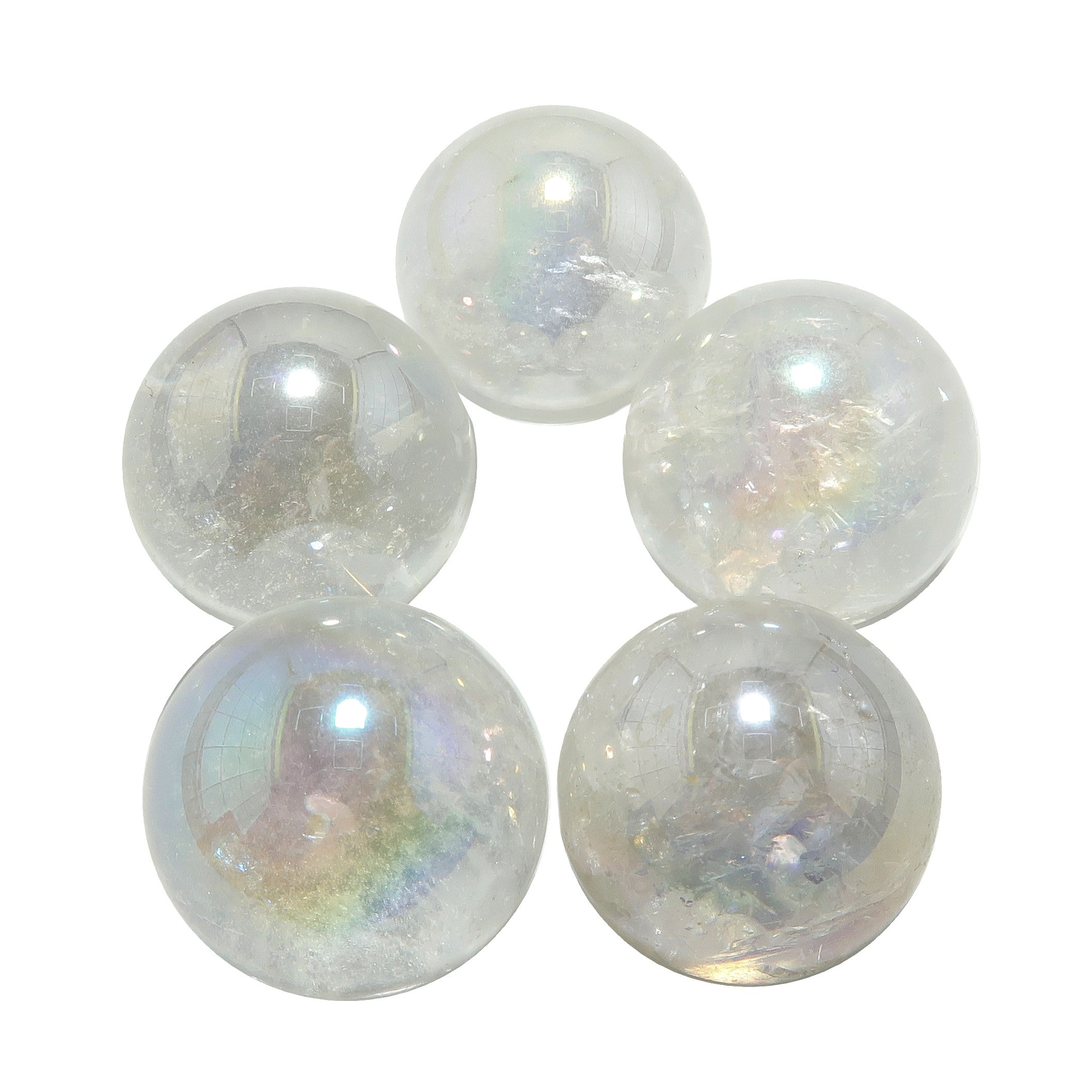 Aura-Quarz Kugel Magische Regenbogen Einhorn Kristallkugel