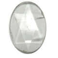 Clear Quartz Pocket Stone Star of David Hexagram Talisman