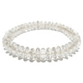 Bracelet en Cristal de Roche Walz et Tango Rondelle, Cristal de Guérison