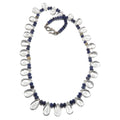Clear Quartz Necklace Blue Aventurine Jewel
