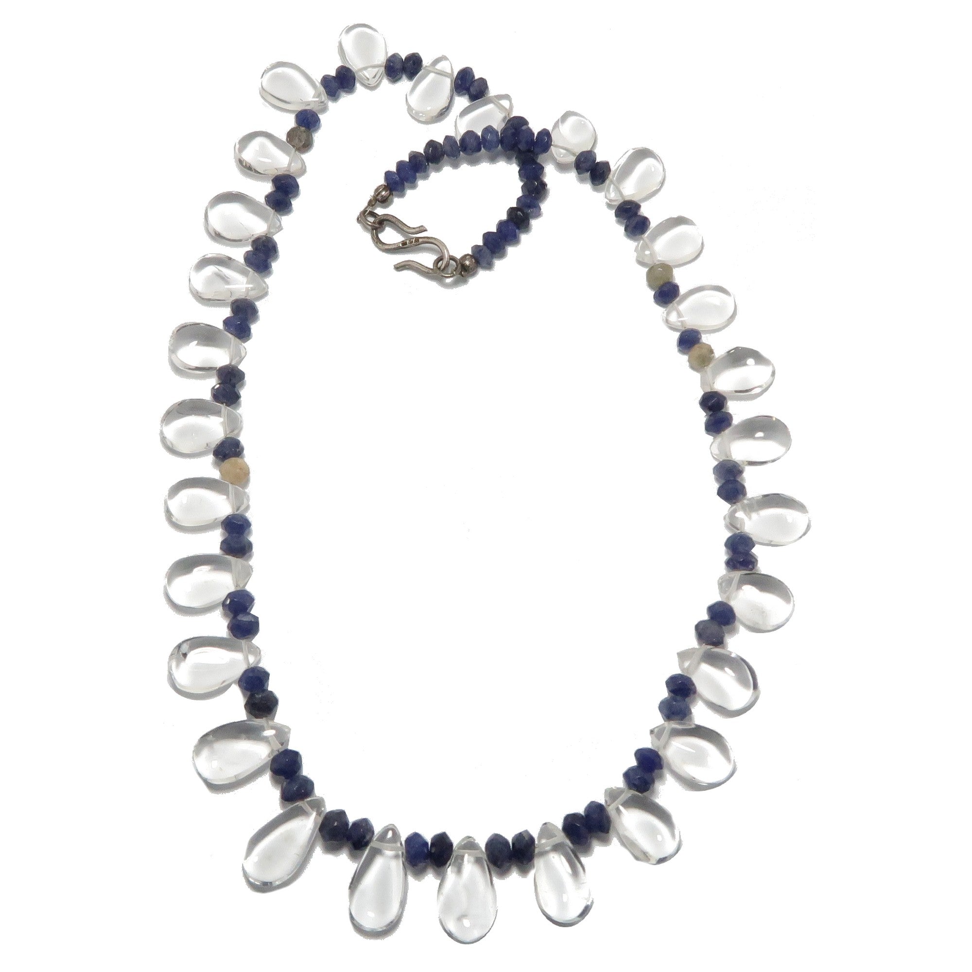 Clear Quartz Necklace Blue Aventurine Jewel