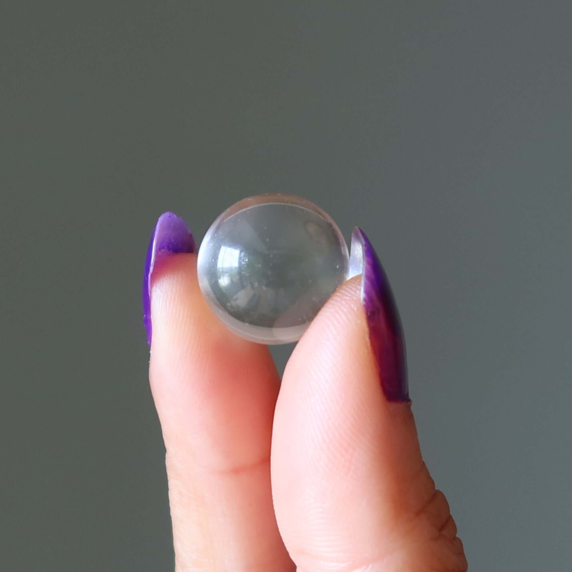Clear Quartz Sphere Clarified Healing Crystal Ball