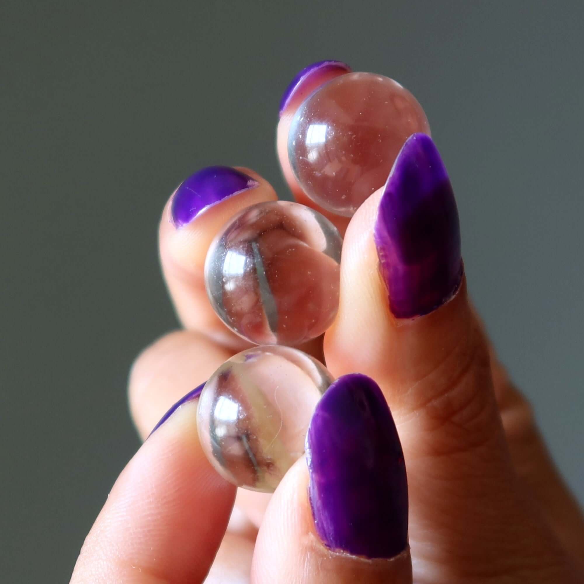 Clear Quartz Sphere Clarified Healing Crystal Ball