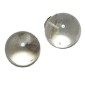 Clear Quartz Sphere Pair Mighty Metal Wounded Warrior