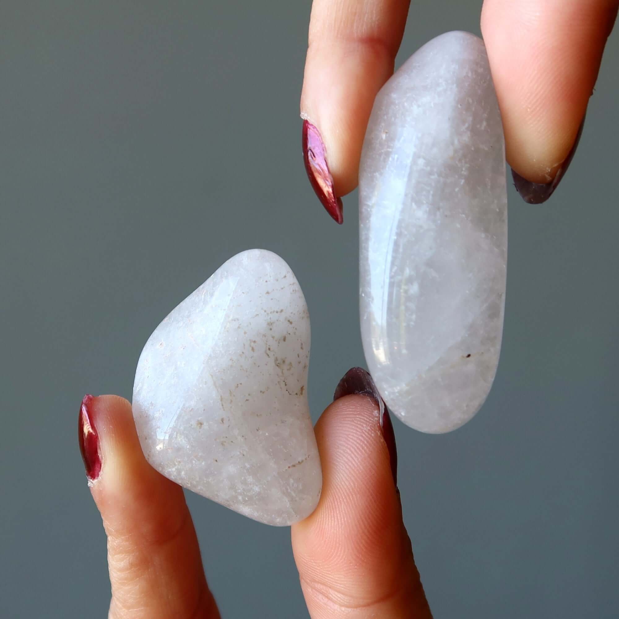 Clear Quartz Tumbled Stone I Do Everything Crystal