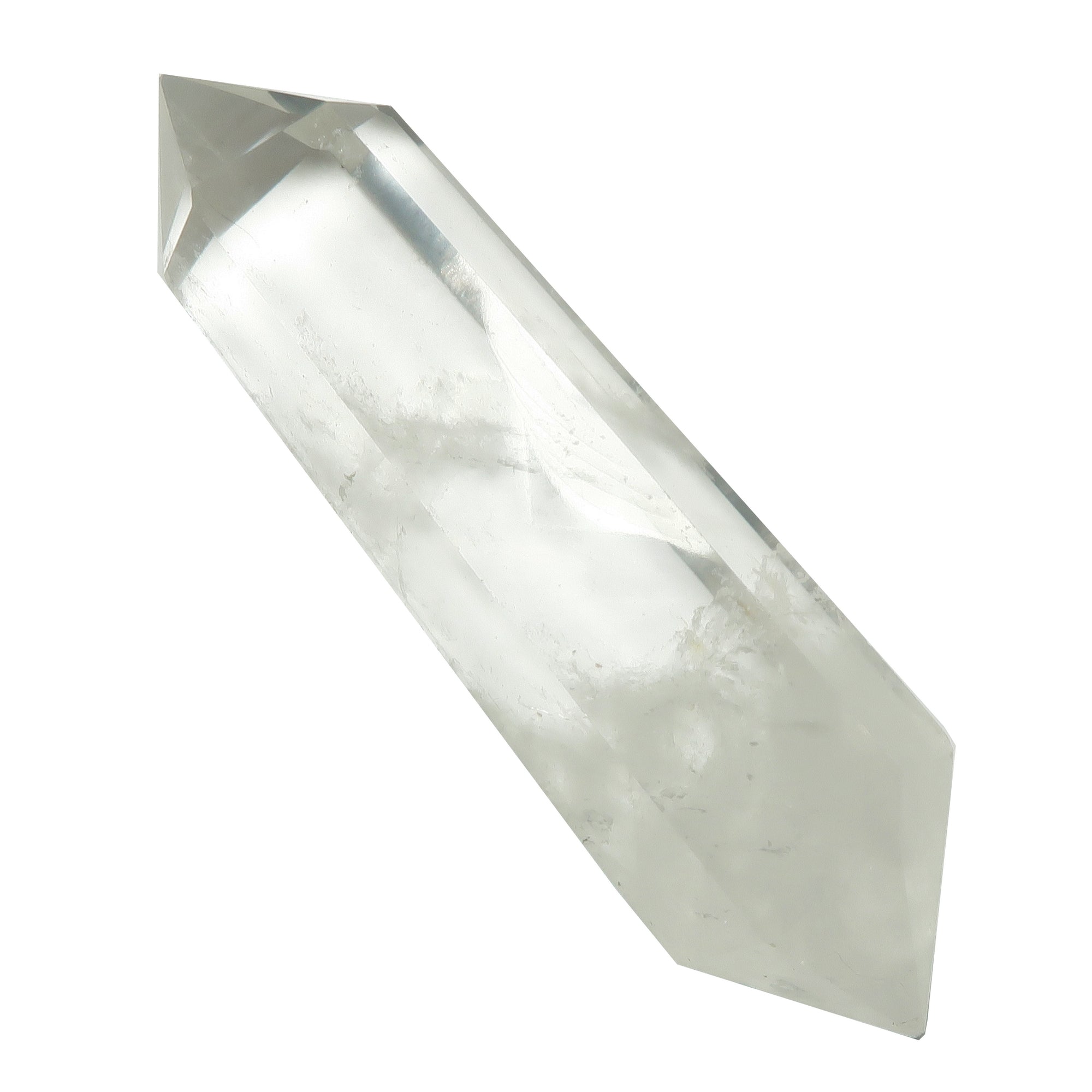 Clear Quartz Double Terminated Point Wand Wounded Warrior