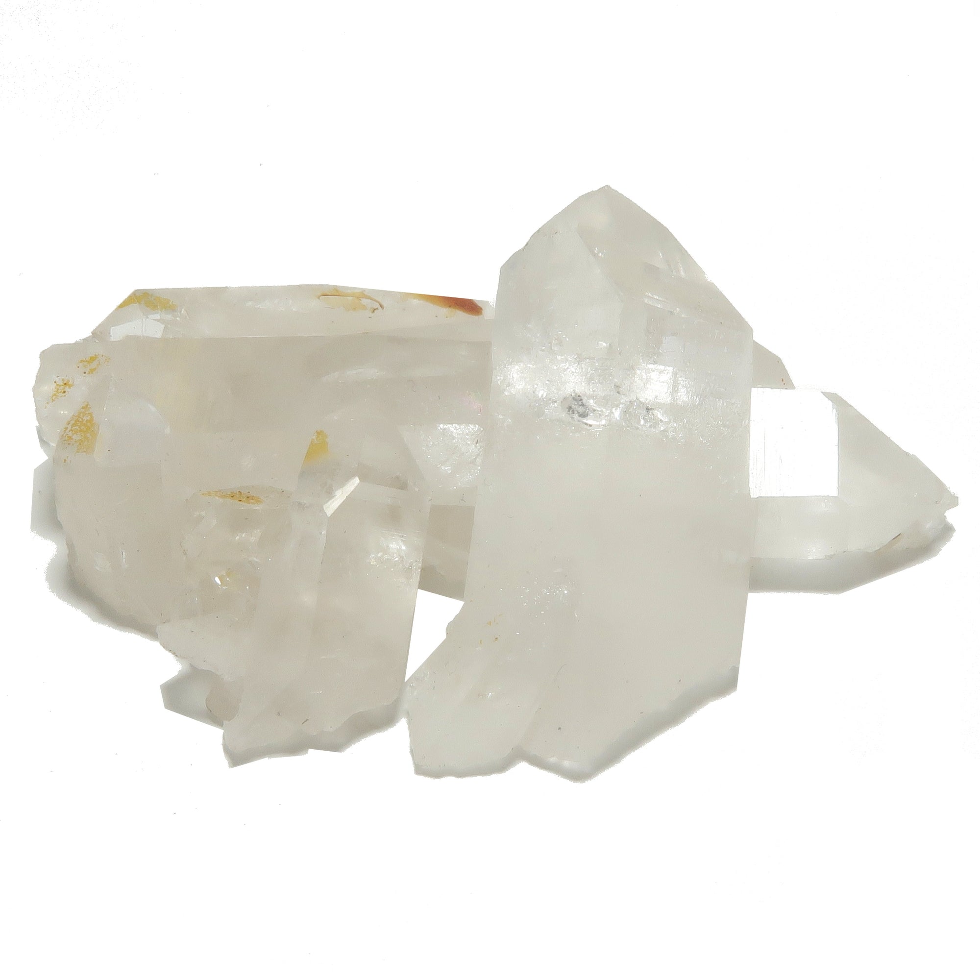 Clear Quartz Cluster Set of 3 Unique Natural Healing Crystals