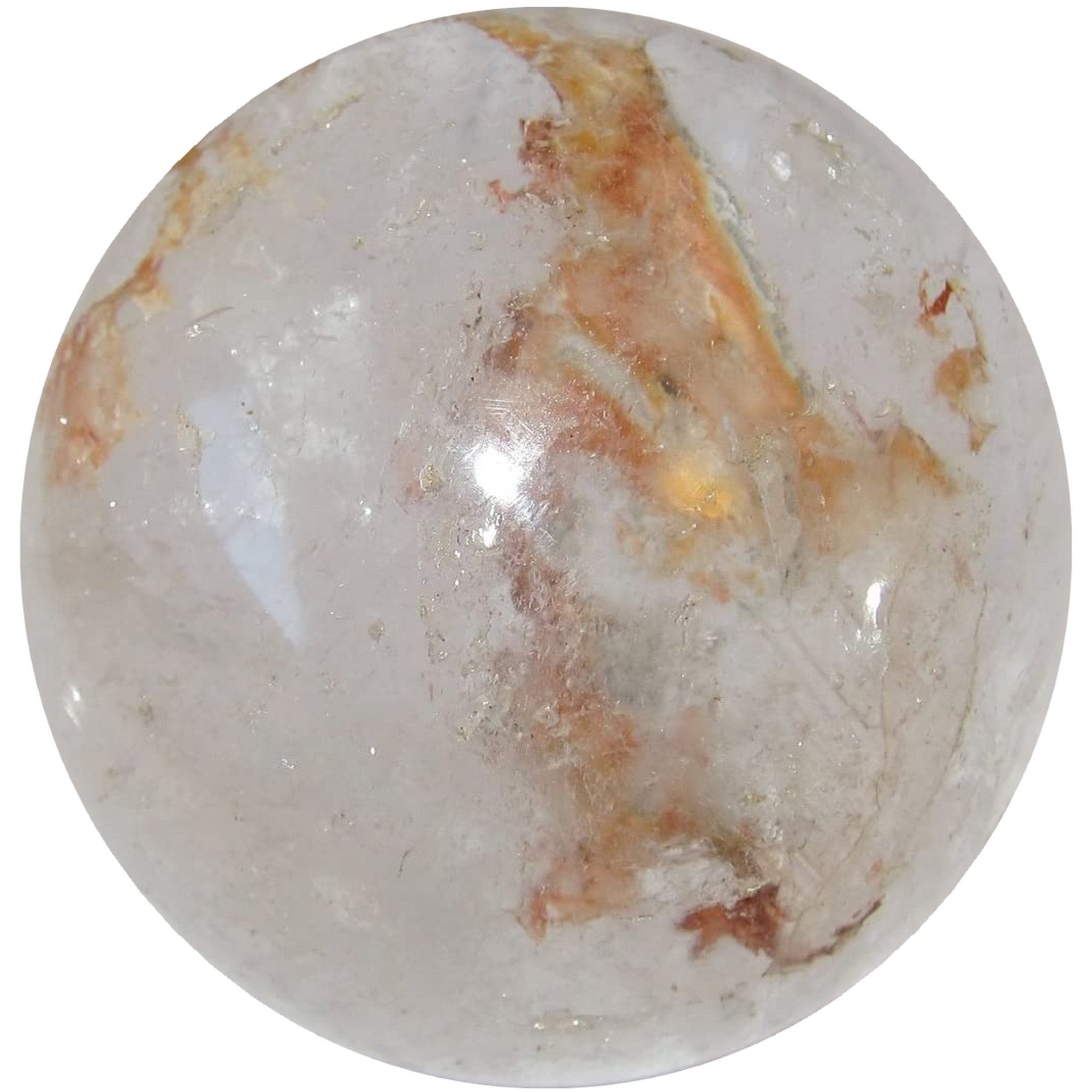 Iron Quartz Sphere Flame Master Crystal Ball