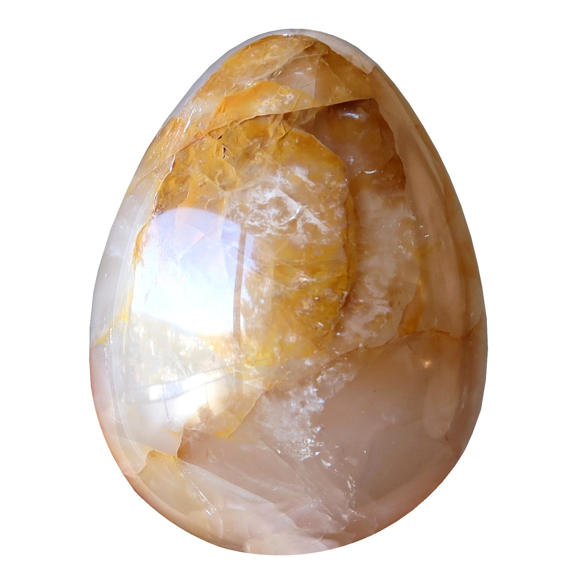 Golden Healer Quartz Egg Everyday is Sunny Positive Energy
