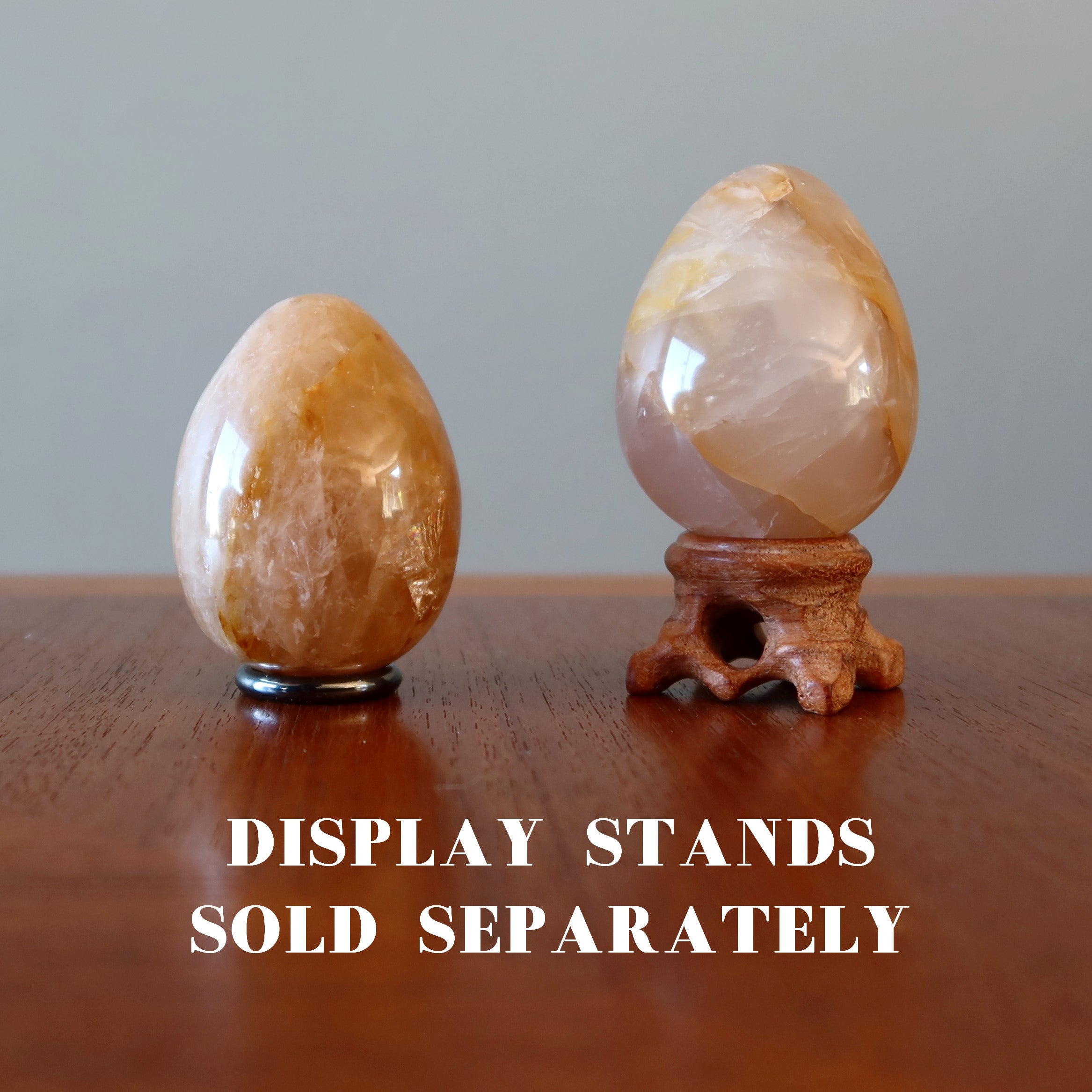Golden Healer Quartz Egg Everyday is Sunny Positive Energy