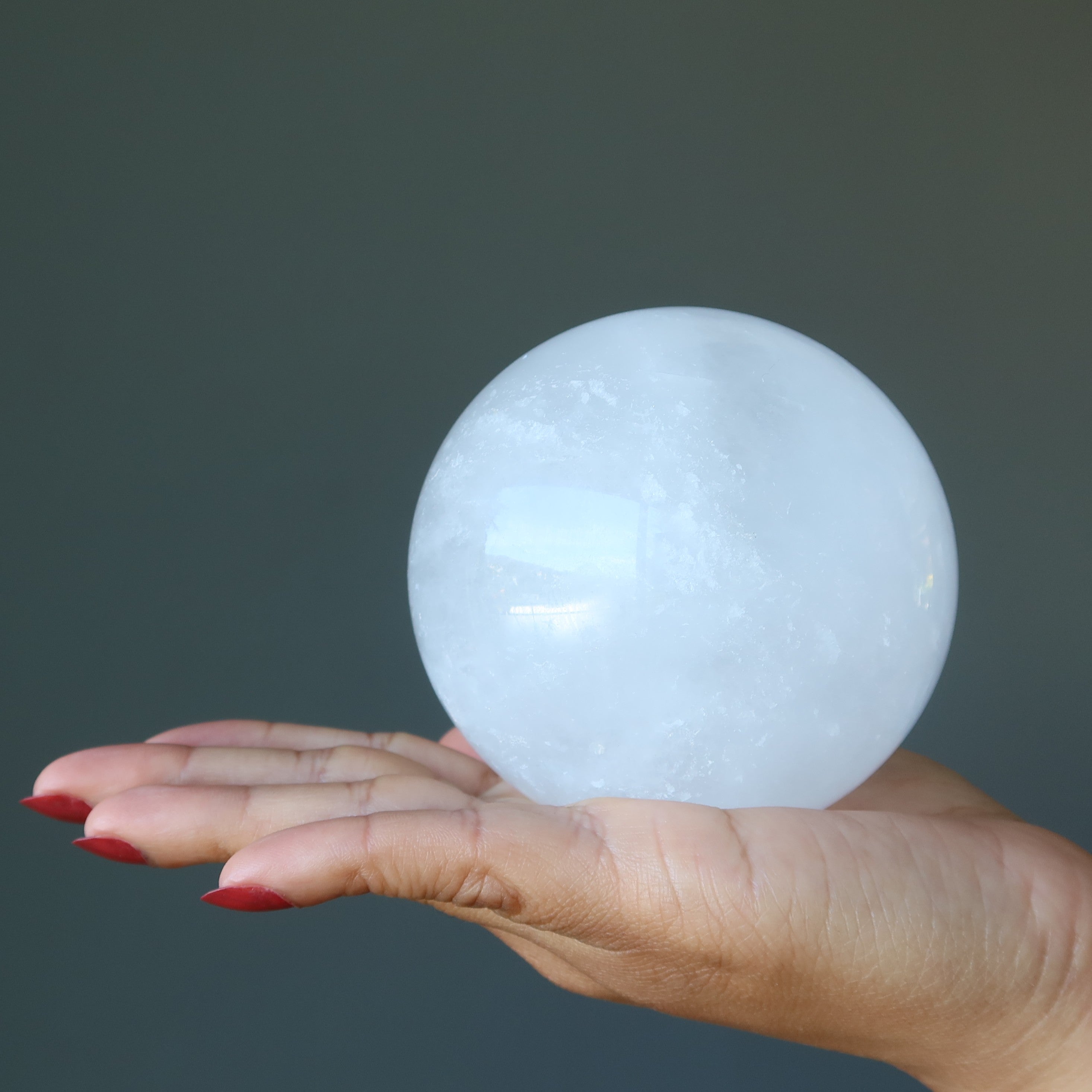 Cloud Quartz Sphere Gaze the Haze Crystal Ball