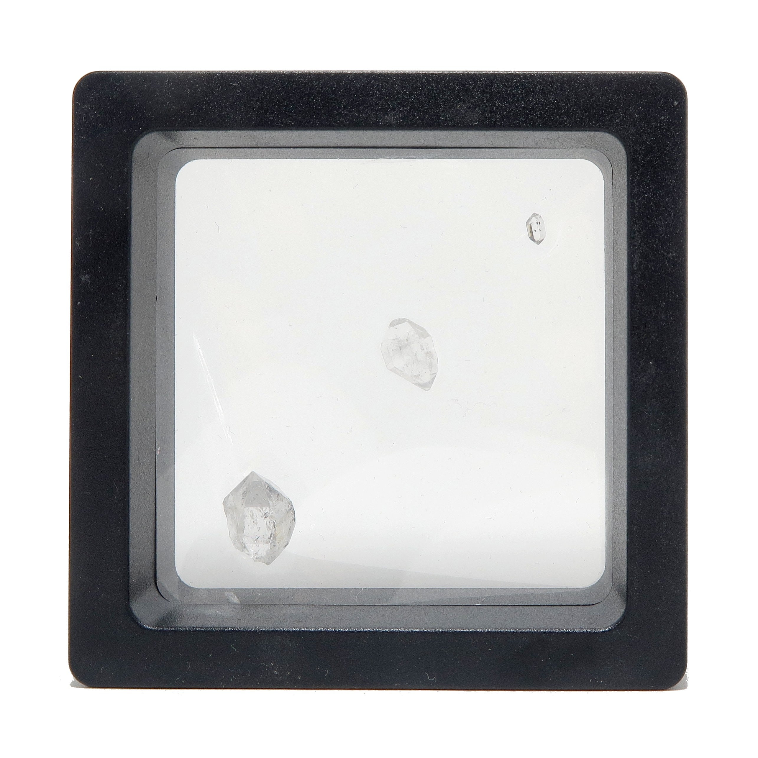 Rohkristall-Set aus klarem Quarz, 3 doppelendige Edelsteine