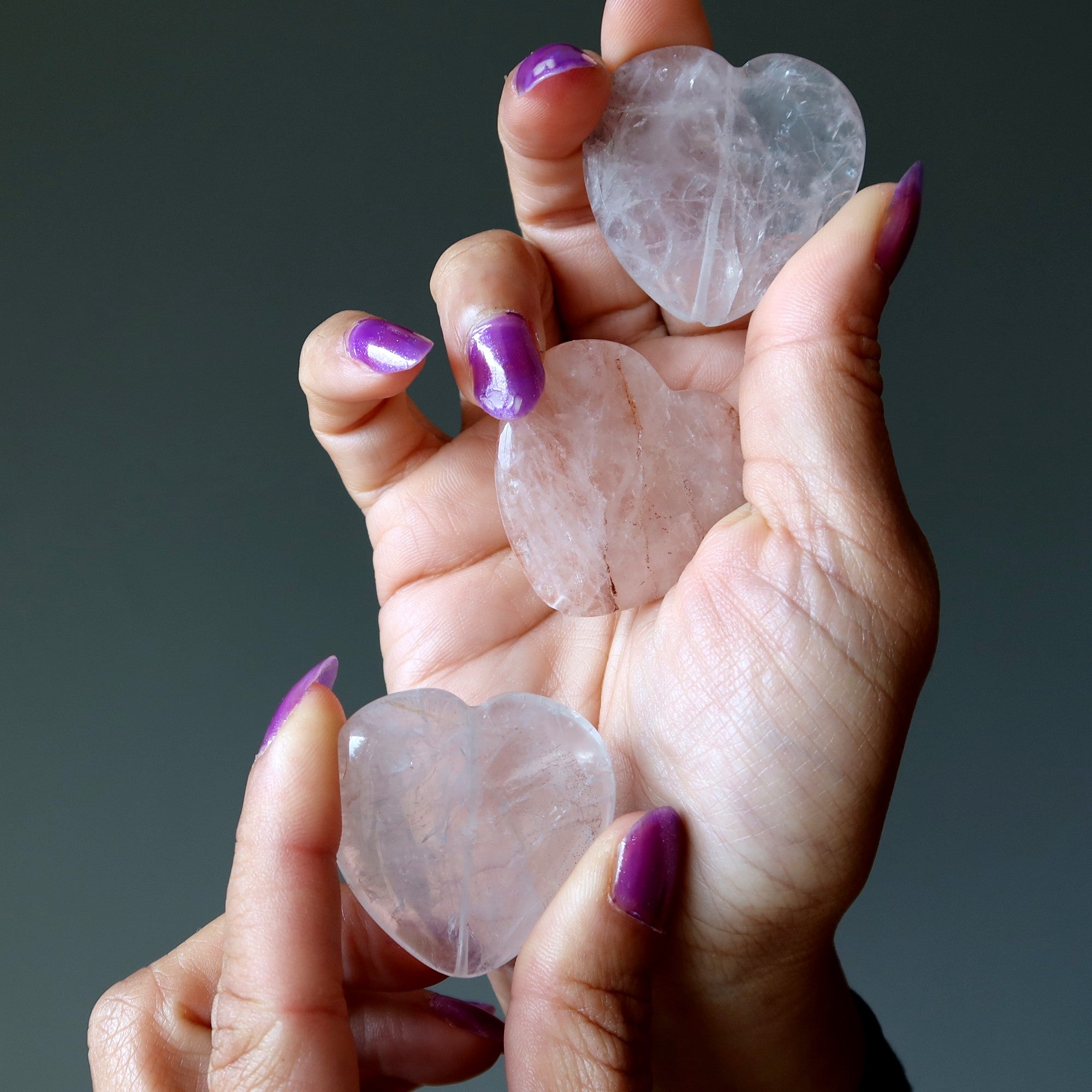 Red Fire Quartz Heart Zesty Passion Drilled Stone