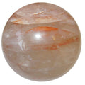 Red Fire Quartz Sphere Hematoid in Ice Crystal Ball