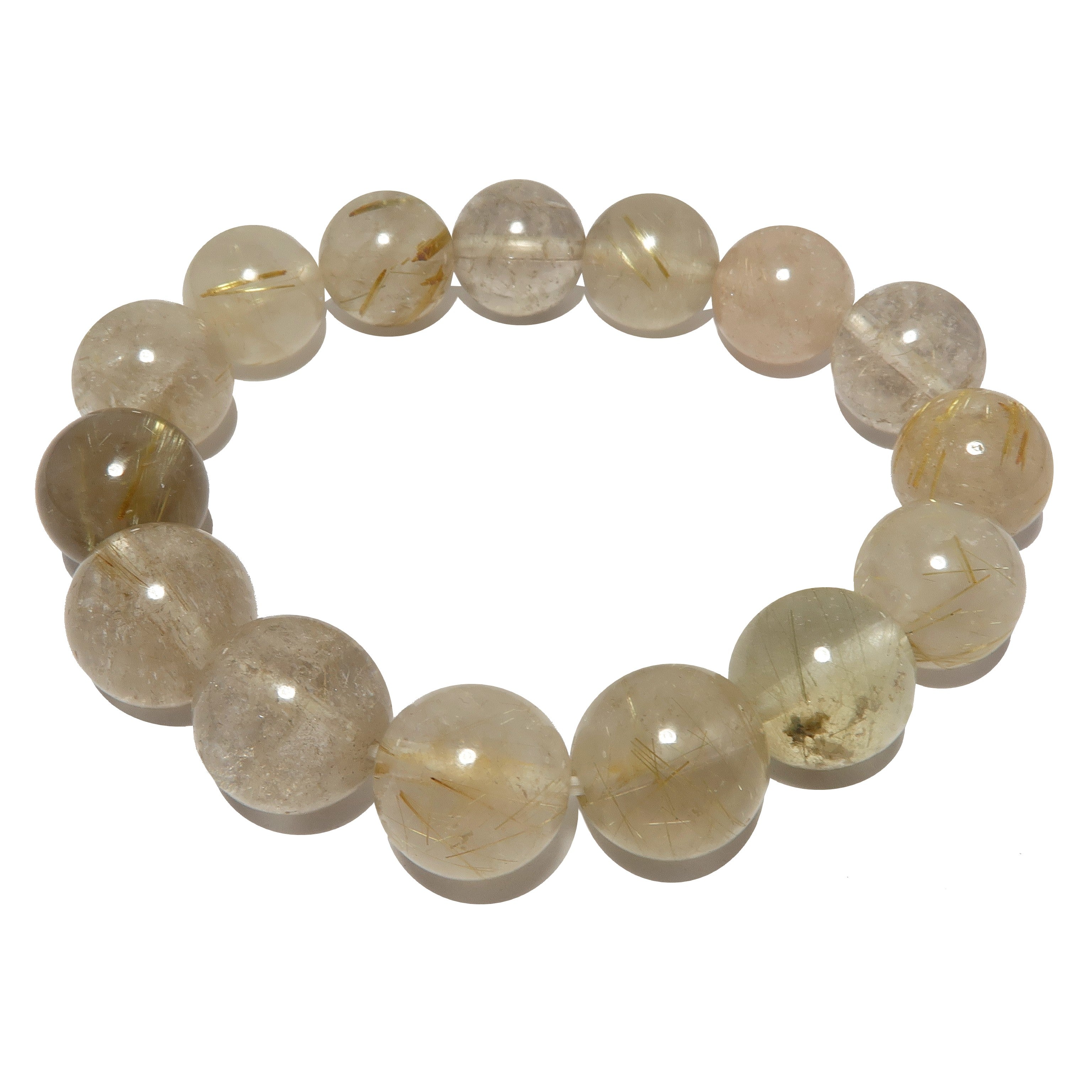 Rutilquarz-Armband Gold Divinity Kristall