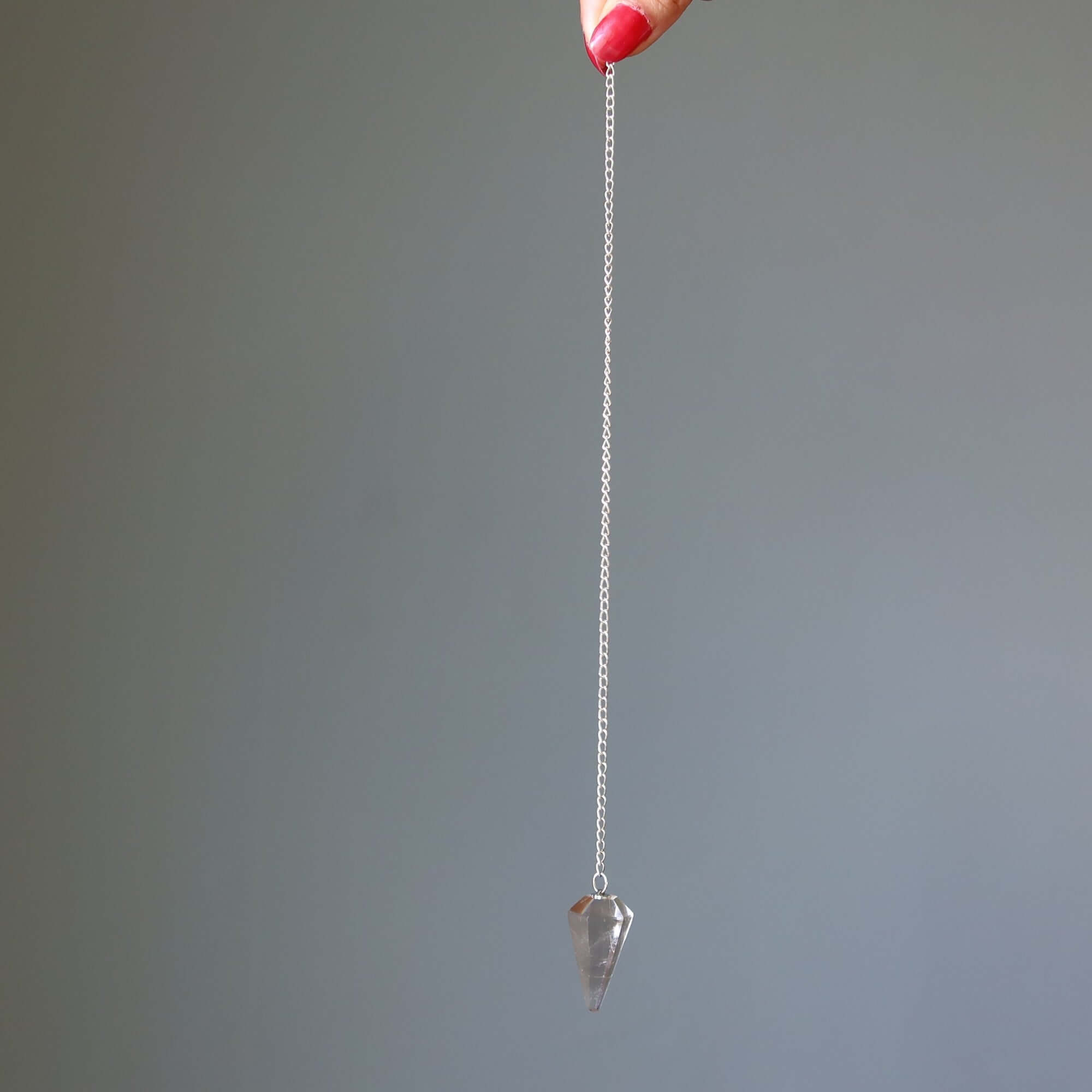 Rutilated Quartz Pendulum Stone of Subconsciousness
