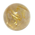 Sphère de quartz rutile Qualité or Boule de cristal transparente