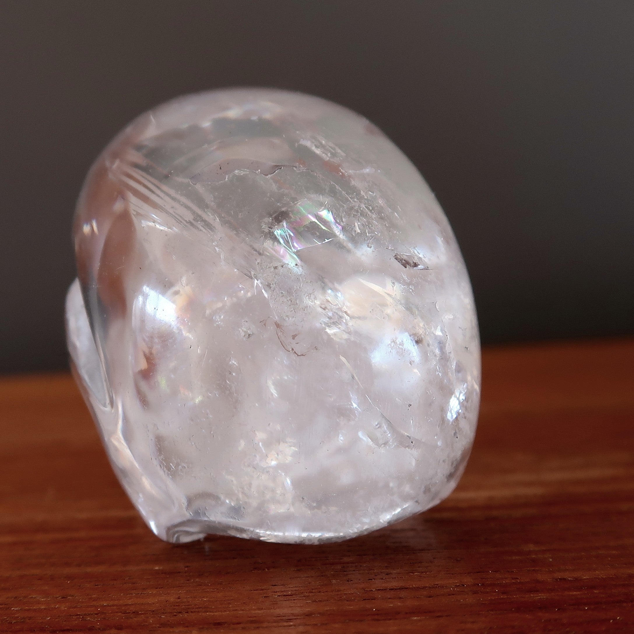 Crâne en quartz clair Secrets Grand au-delà Cristal