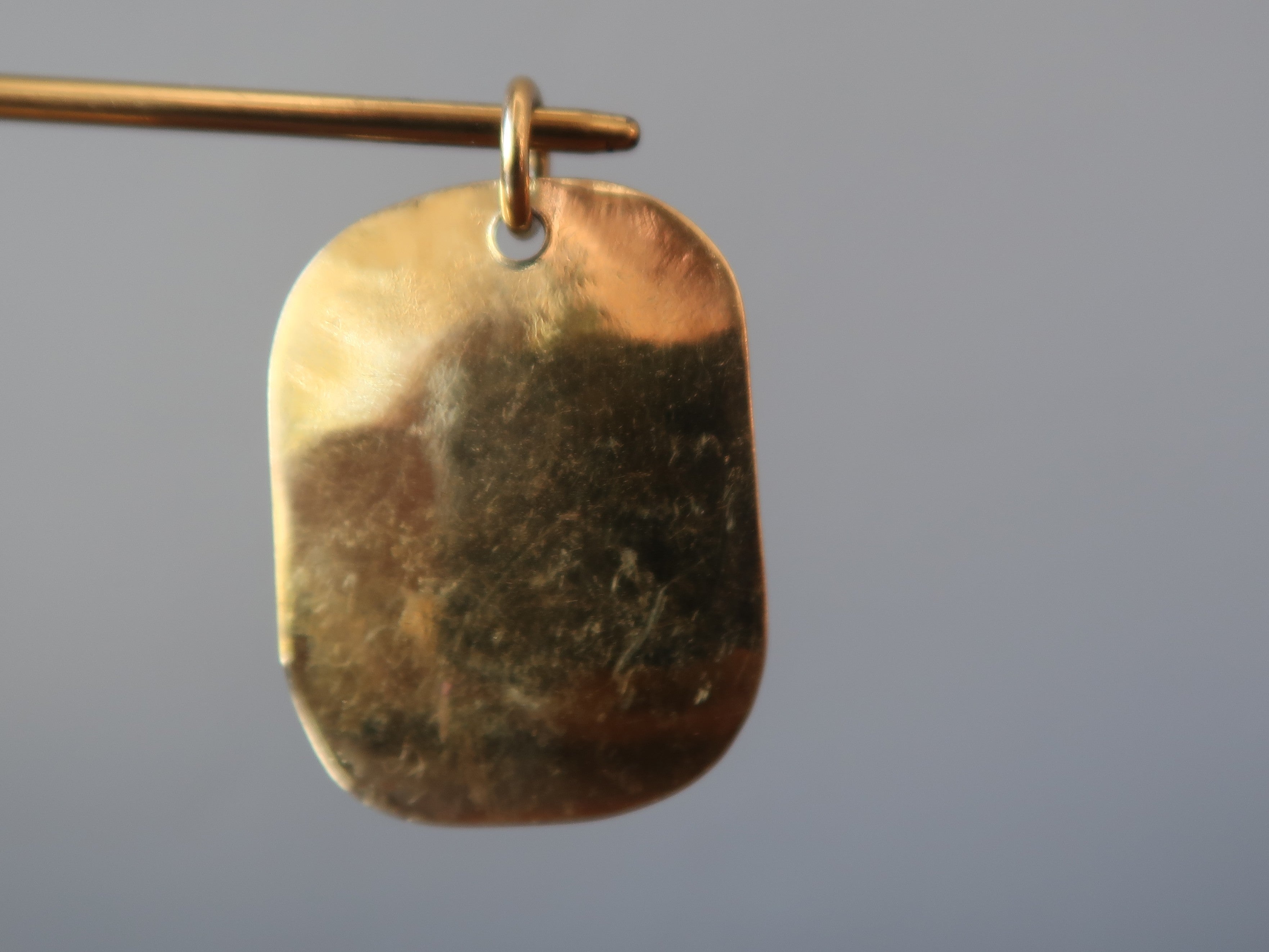 Tourmaline Quartz Pendant Tibetan Talisman Protection in Gold