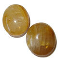 Golden Healer Quartz Smooth Stone Sunshine in my Palms Set