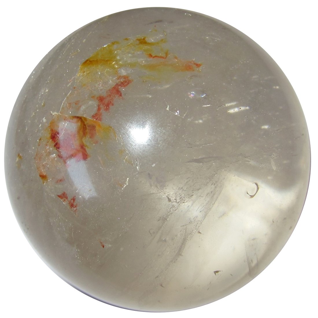 Iron Quartz Sphere Flame Master Crystal Ball
