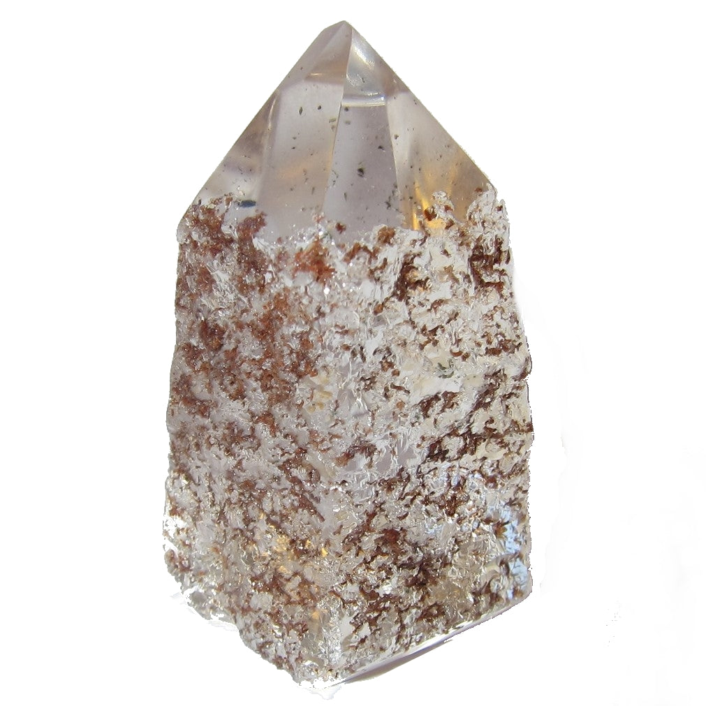 Phantom Quartz Point Wand Nature's Red Magic Clear Crystal