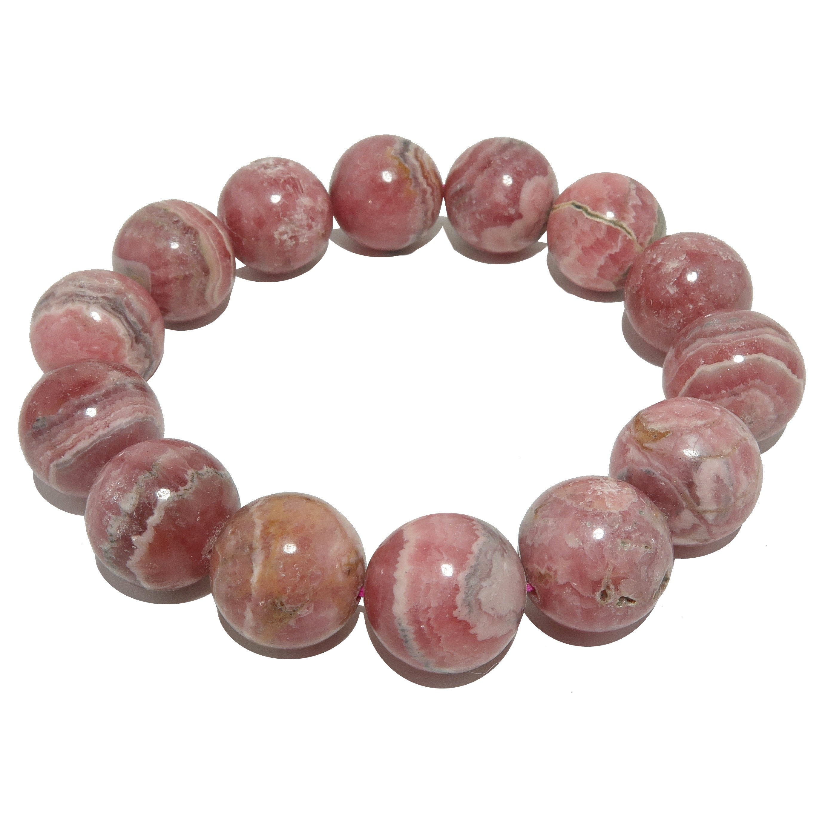 Rhodochrosit-Armband Pink Seelenverwandten-Stein