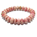 Bracelet en rhodochrosite Perles rondelles rose amour