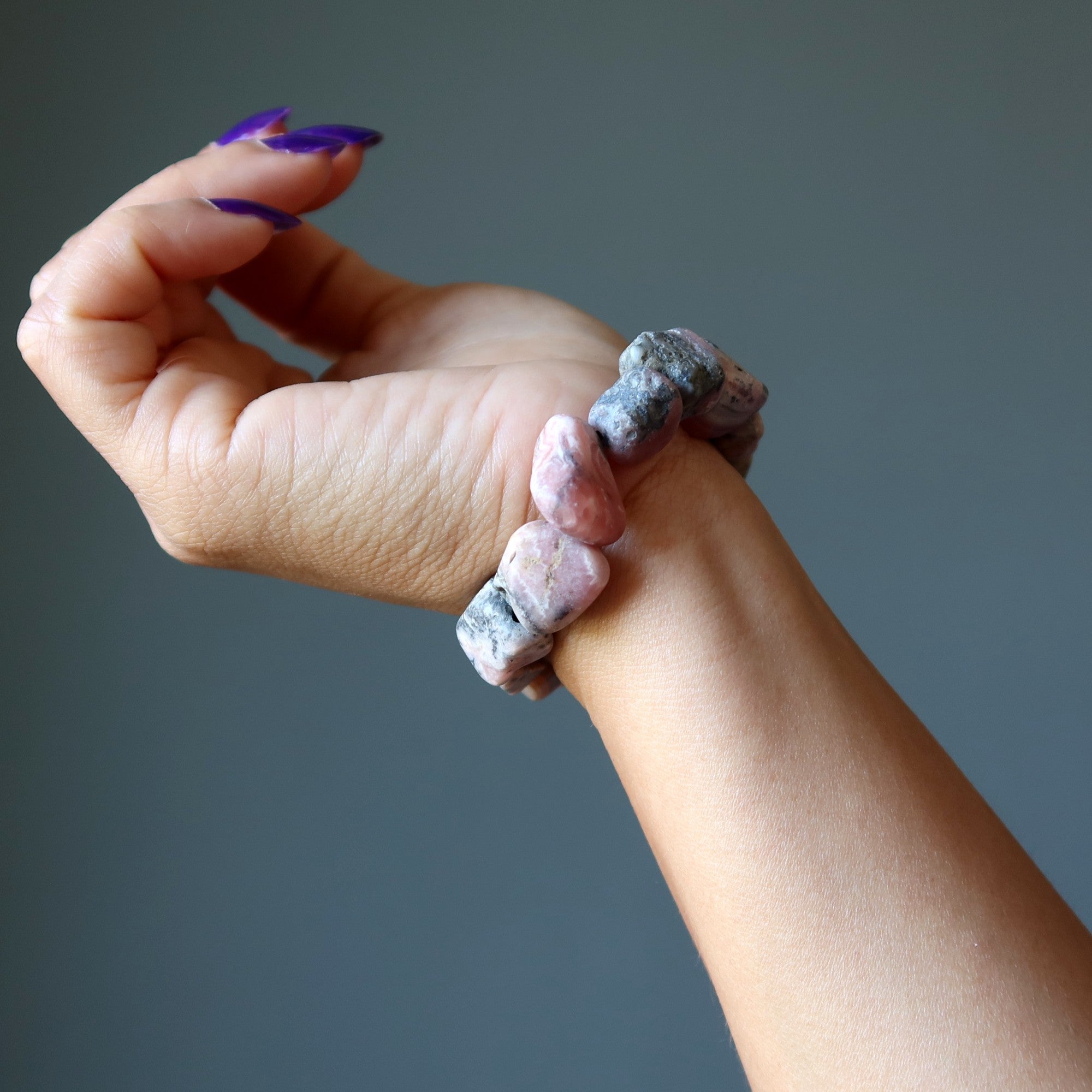 Rhodochrosite Bracelet Nuggets of Kindness