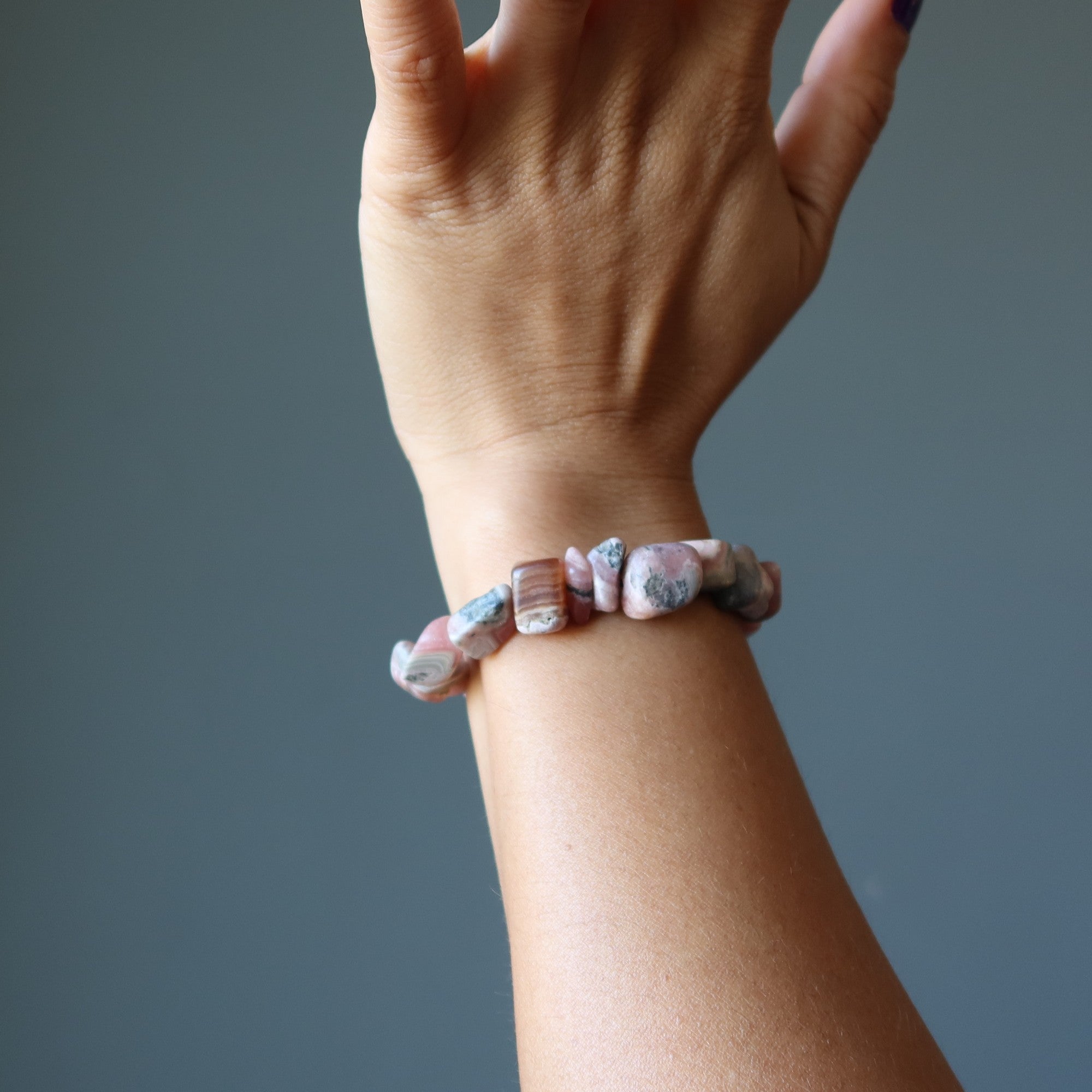 Rhodochrosite Bracelet Nuggets of Kindness