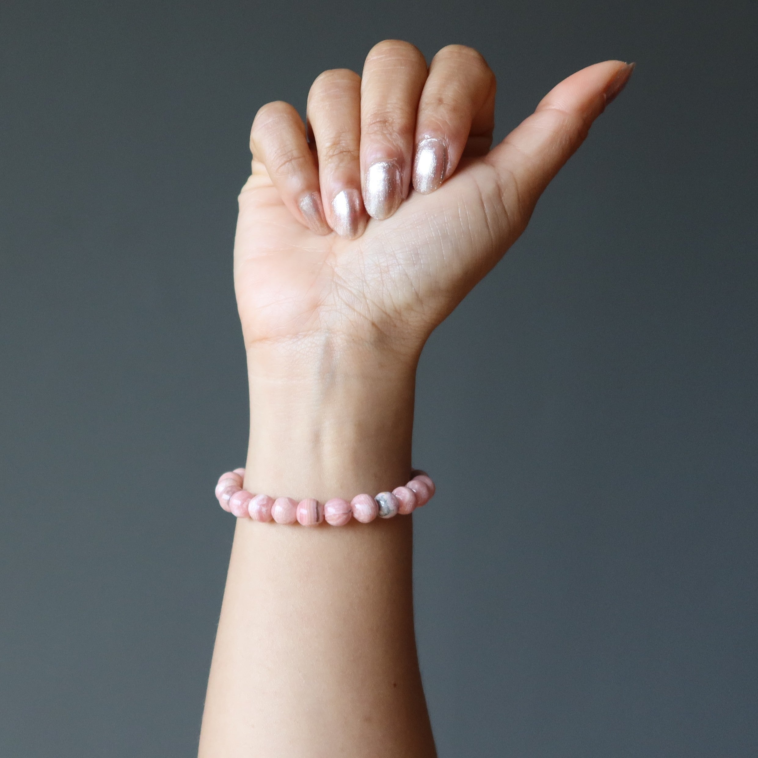 Rhodochrosite Bracelet Pink Soulmates Stone