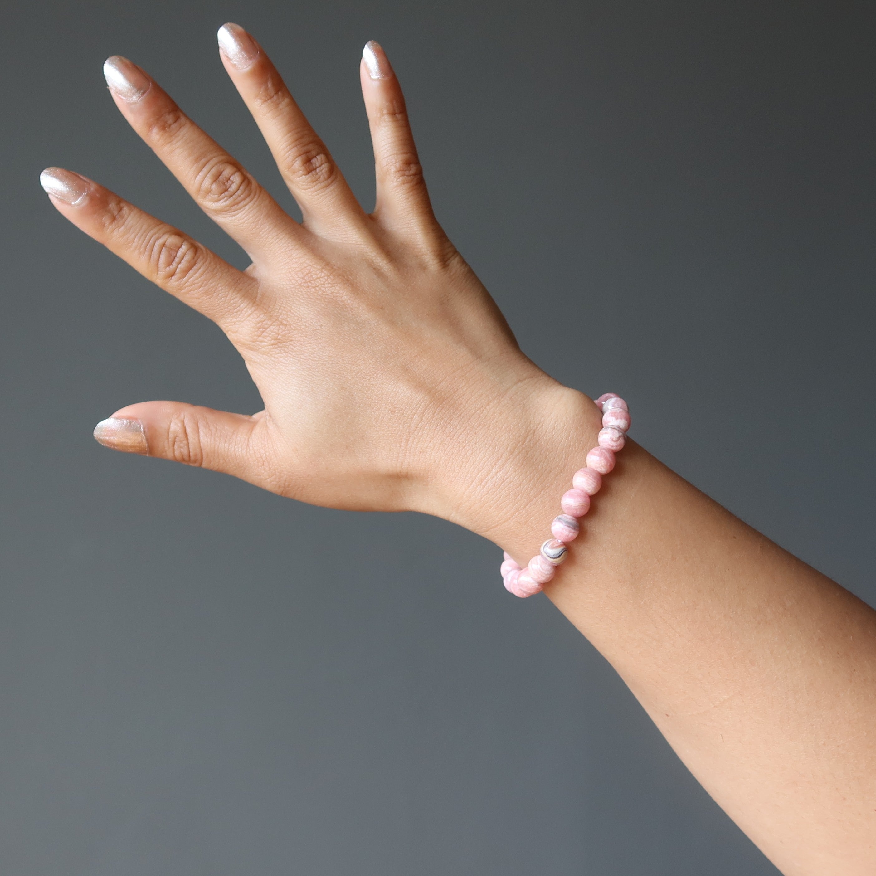 Rhodochrosite Bracelet Pink Soulmates Stone