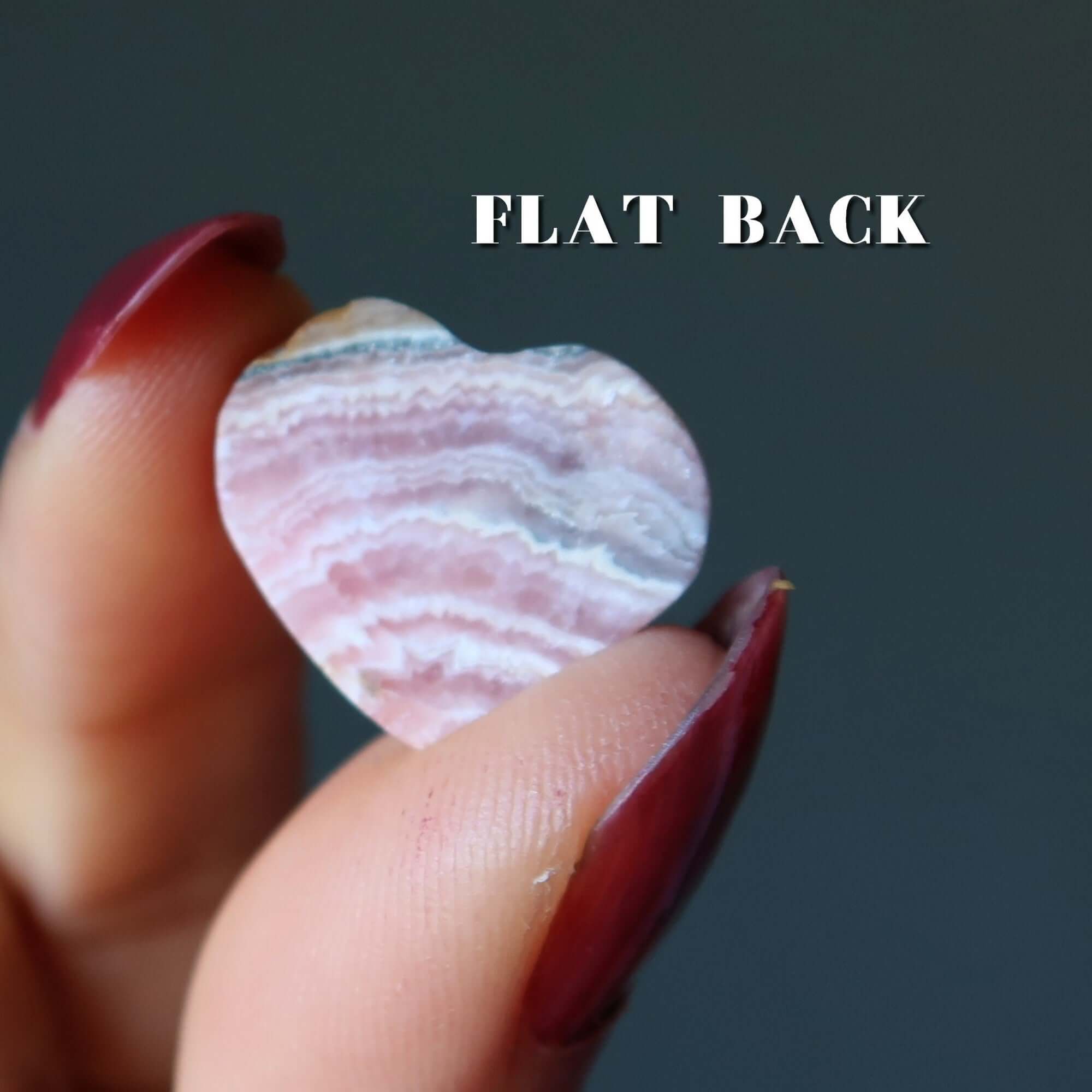 Rhodochrosite Heart Grid Crystal Call of Love Layout Gem