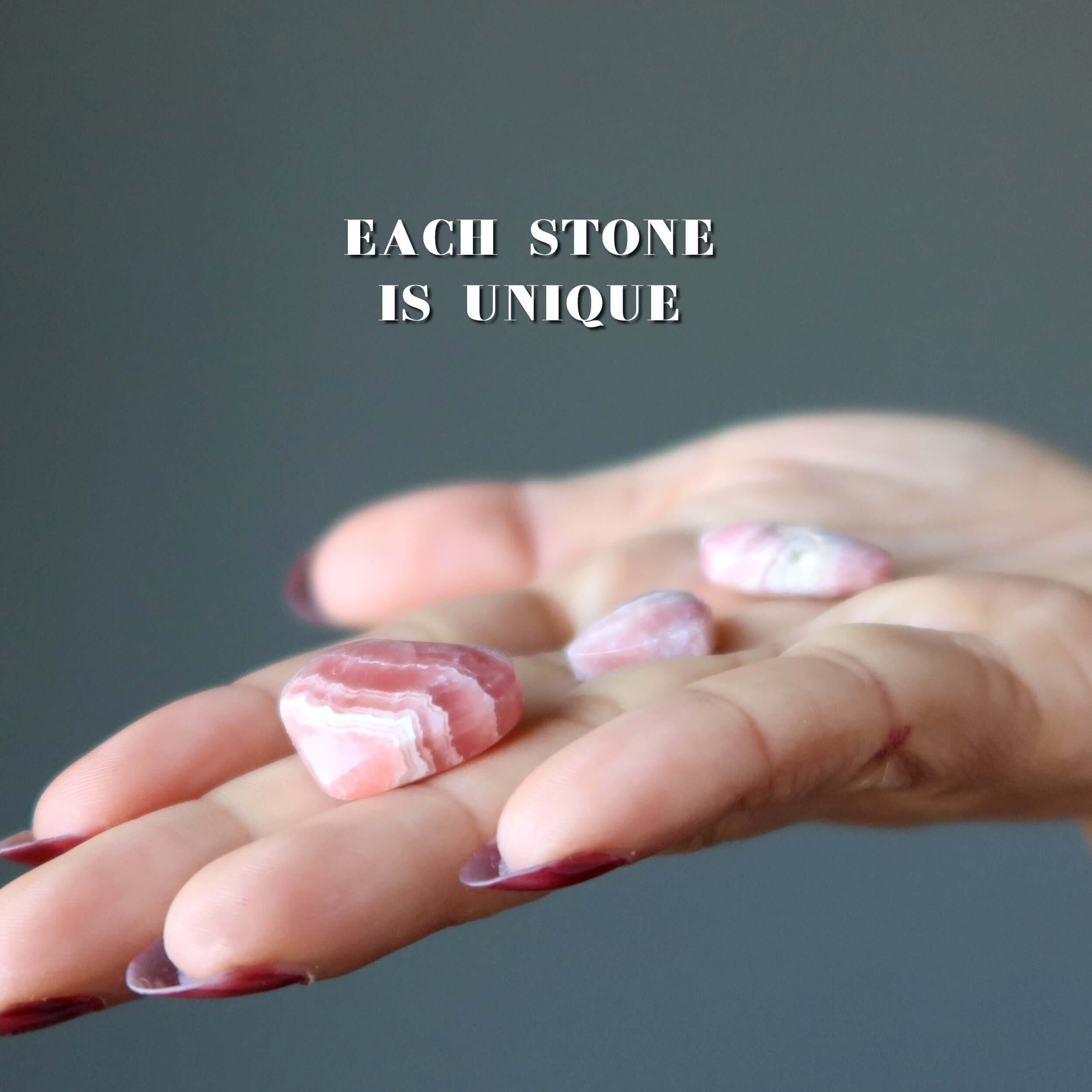 Rhodochrosite Heart Sacred Soulmates Pink Crystal
