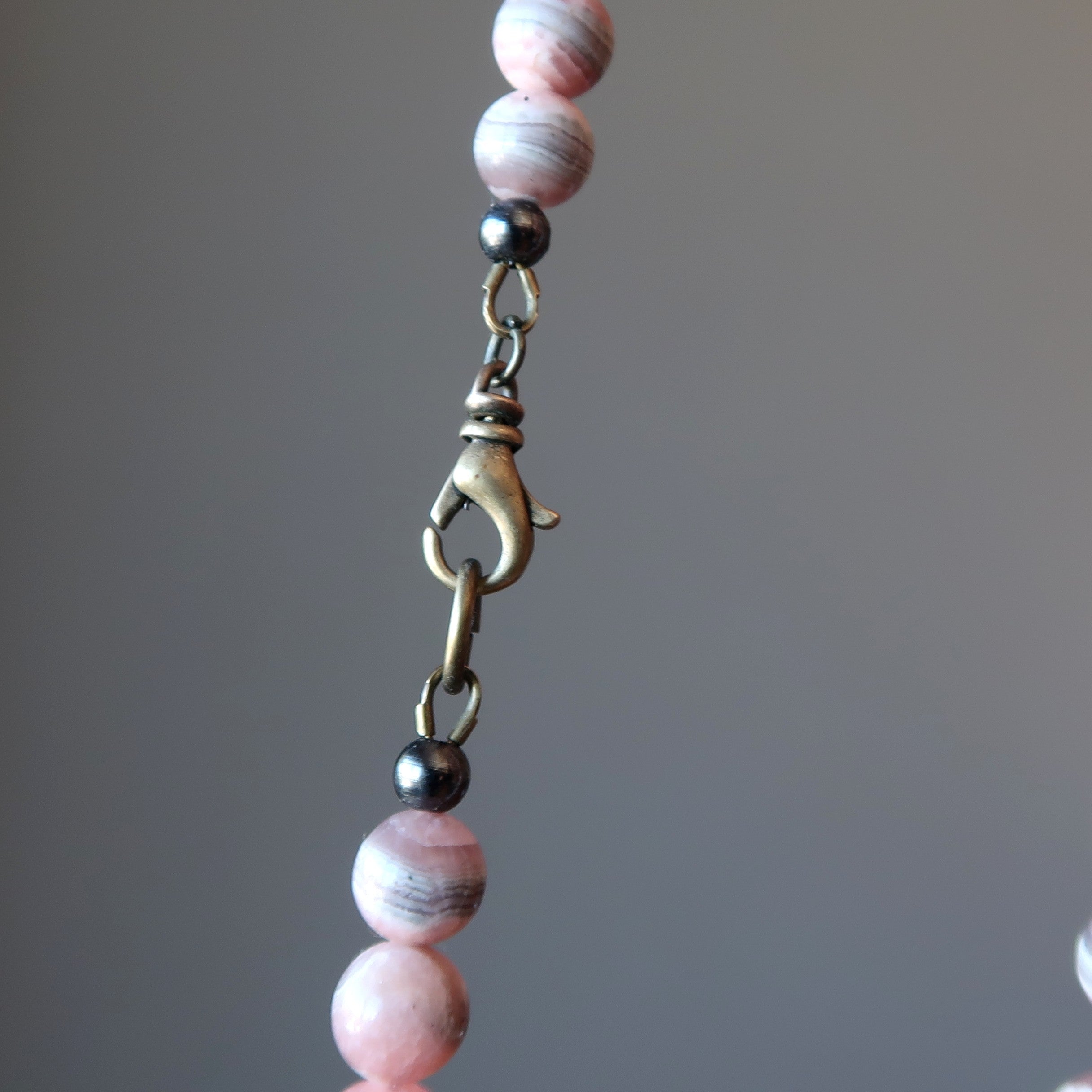 Rhodochrosit-Kette Inka-Rose Pink Nektar