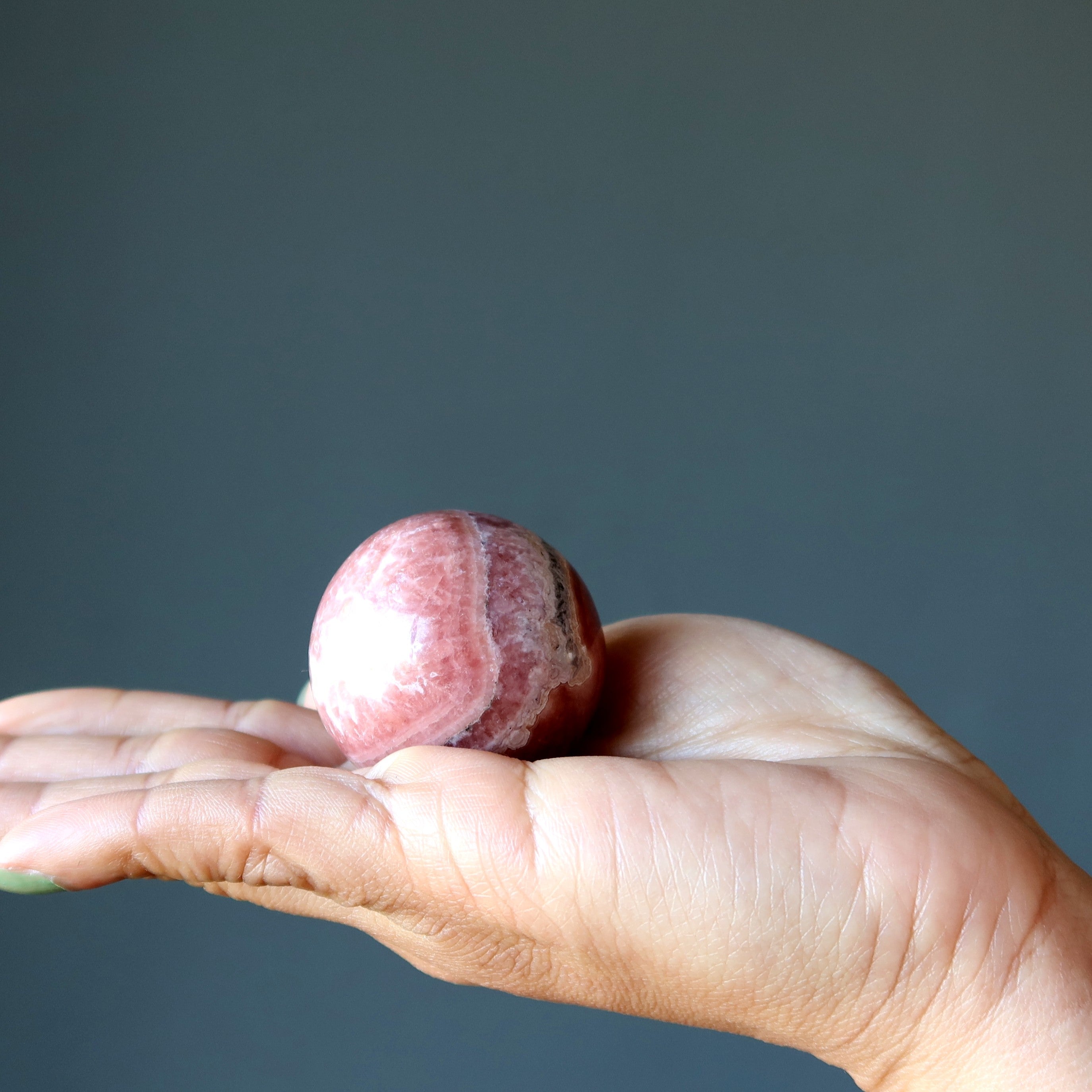 Rhodochrosite Sphere Precious Soulmate Crystal Ball