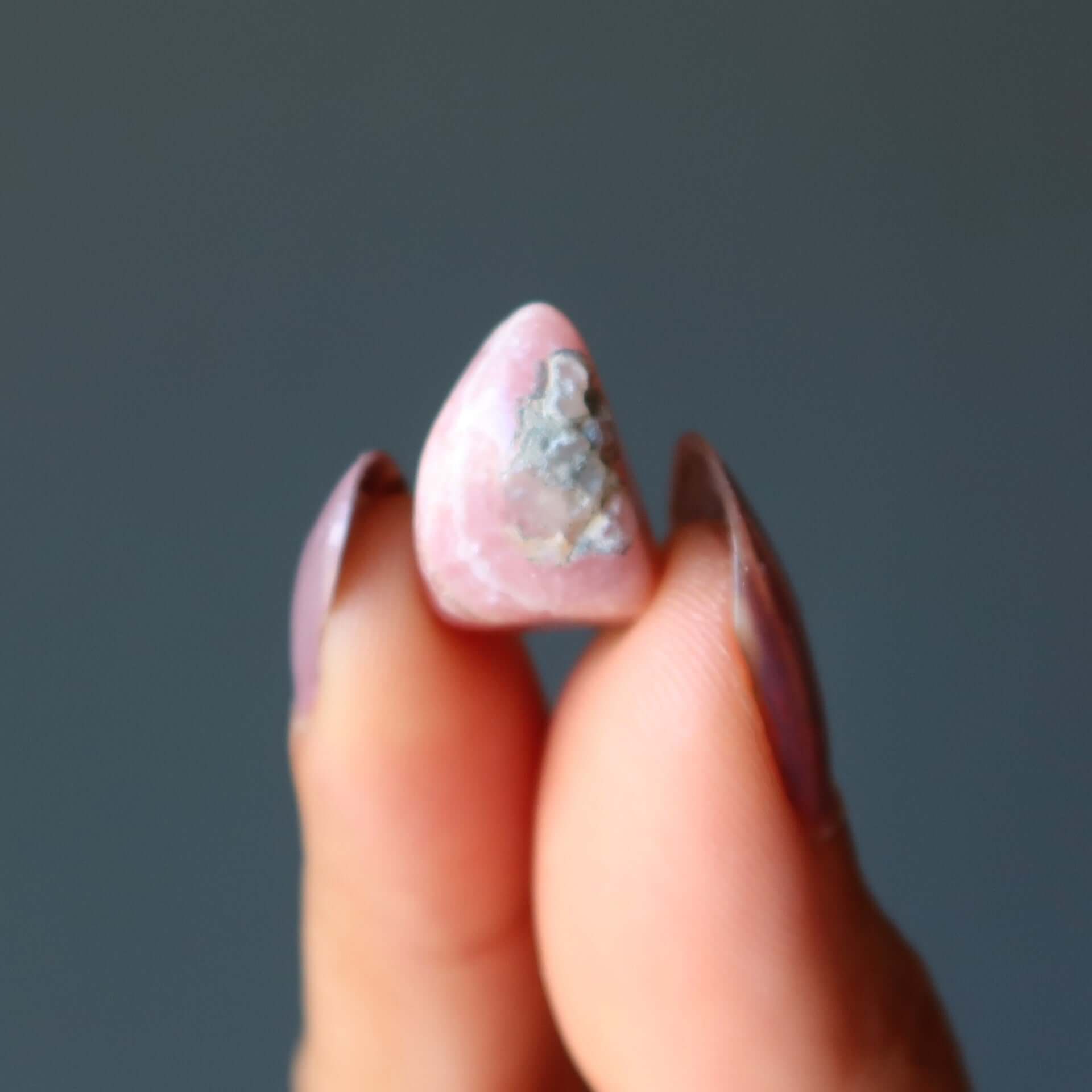 Rhodochrosite Pierre Roulée Cristal Rose de l'Âme Sœur