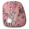 Rhodonit-Taschenstein-Cabochon, Landschaftsedelstein