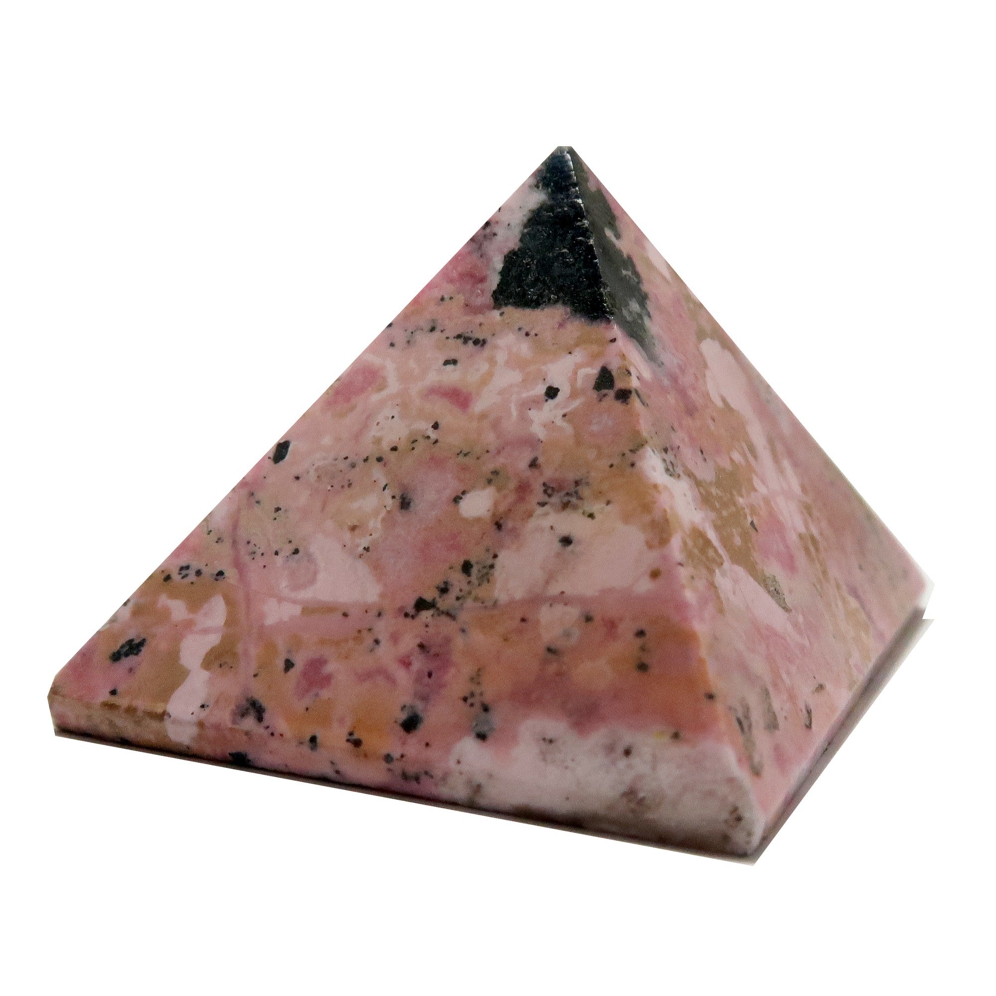 Rhodonite Pyramid Love from Above Crystal