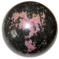 Rhodonite Sphere Venus Mercury Eclipse Crystal Ball