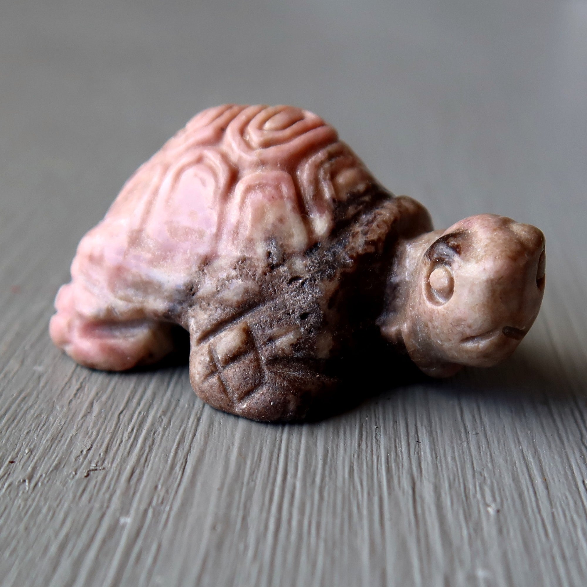 Rhodonite Tortue Amour Amitié Animal