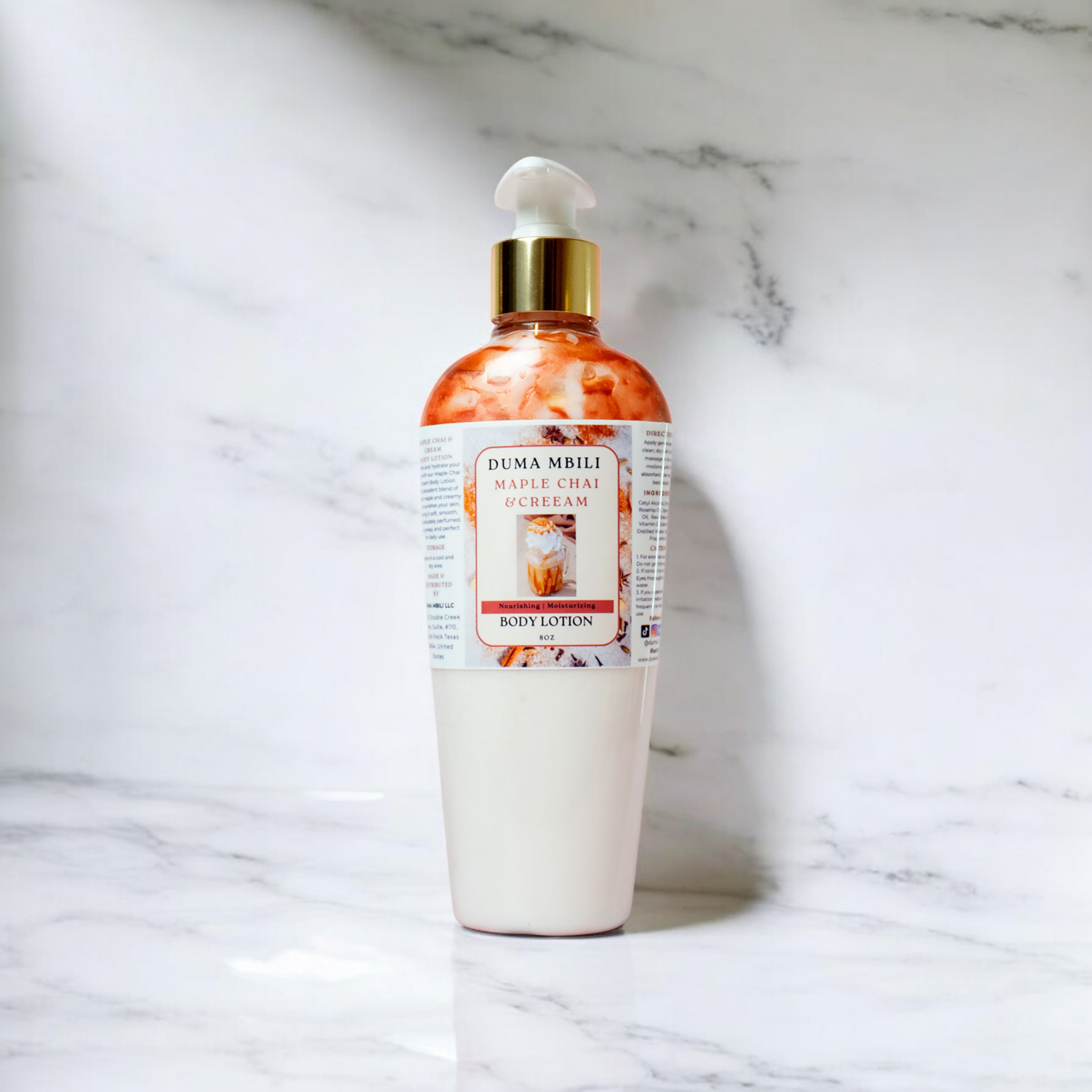 Lotion corporelle érable, thé chai et crème