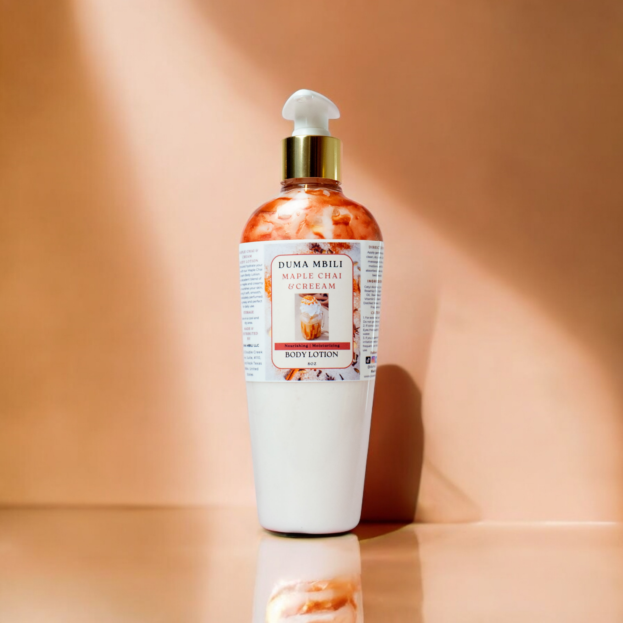 Lotion corporelle érable, thé chai et crème