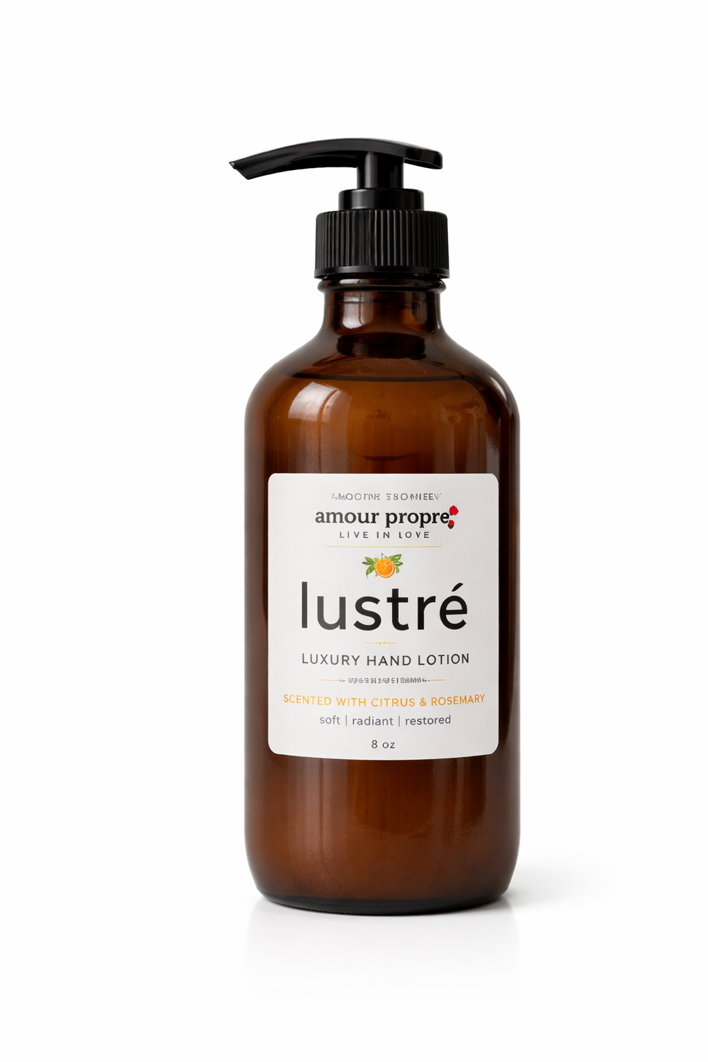 Amour Propre® LUX COLLECTION - Zitrus-Rosmarin Handseife, Handlotion, Sojakerze